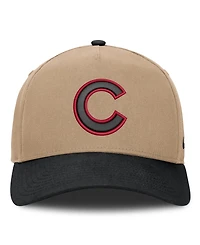 Nike Men's Khaki/Black Chicago Cubs Rise A-Frame Adjustable Hat