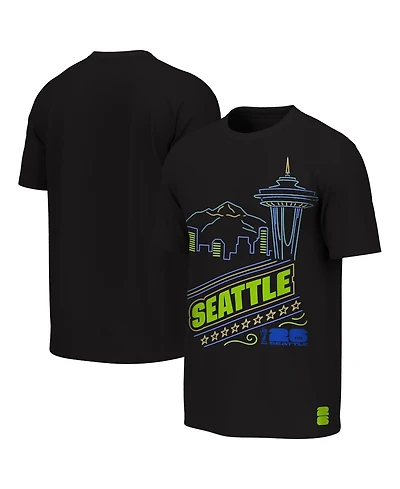 Outerstuff Big Boys and Girls Black Fifa World Cup 2026 Seattle Neon City Night T-Shirt