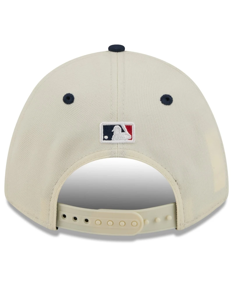 New Era Big Boys and Girls Cream/Navy New York Mets Usa 250 9FORTY M-Crown Adjustable Hat
