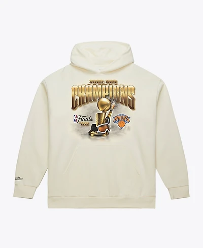 Mitchell & Ness Men's Cream New York Knicks 2026 Nba Finals Champions Hoodie