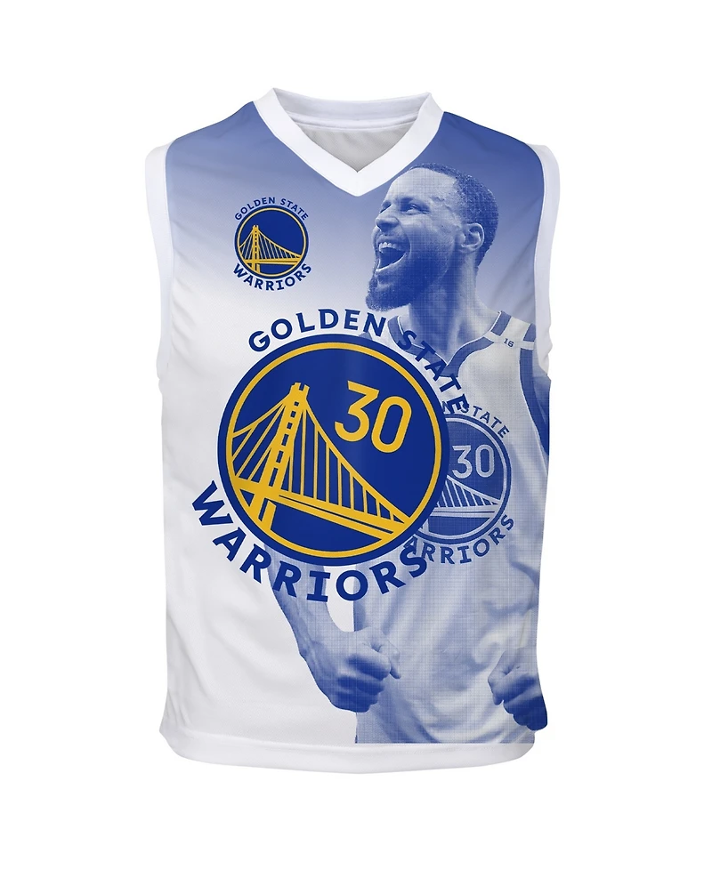 Outerstuff Big Boys and Girls Stephen Curry Royal Golden State Warriors Hometown Fashion Jersey