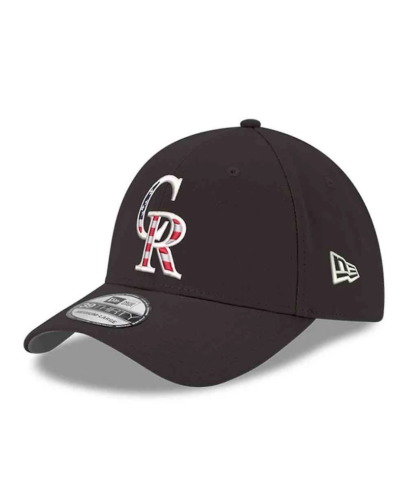 New Era Men's Black Colorado Rockies America 250 39THIRTY Flex Hat