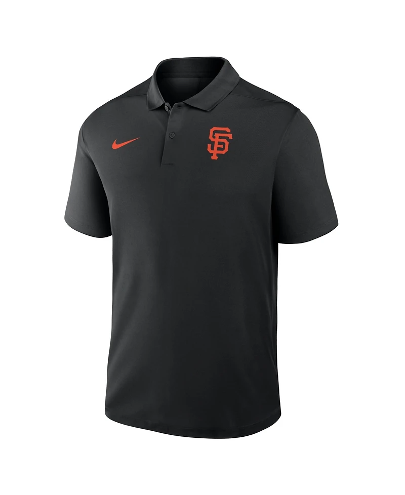 Nike Men's Black San Francisco Giants Dri-fit Victory Polo Shirt