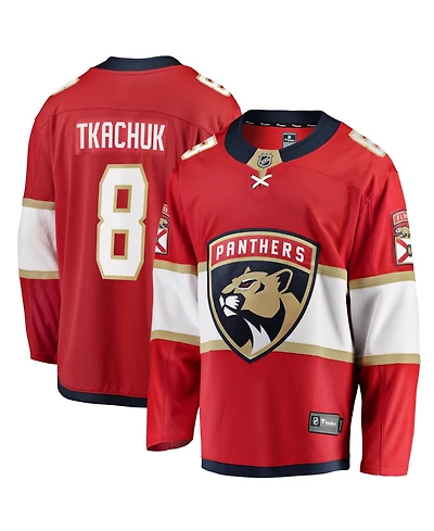Fanatics Men's Brady Tkachuk Red Florida Panthers Home Breakaway Jersey