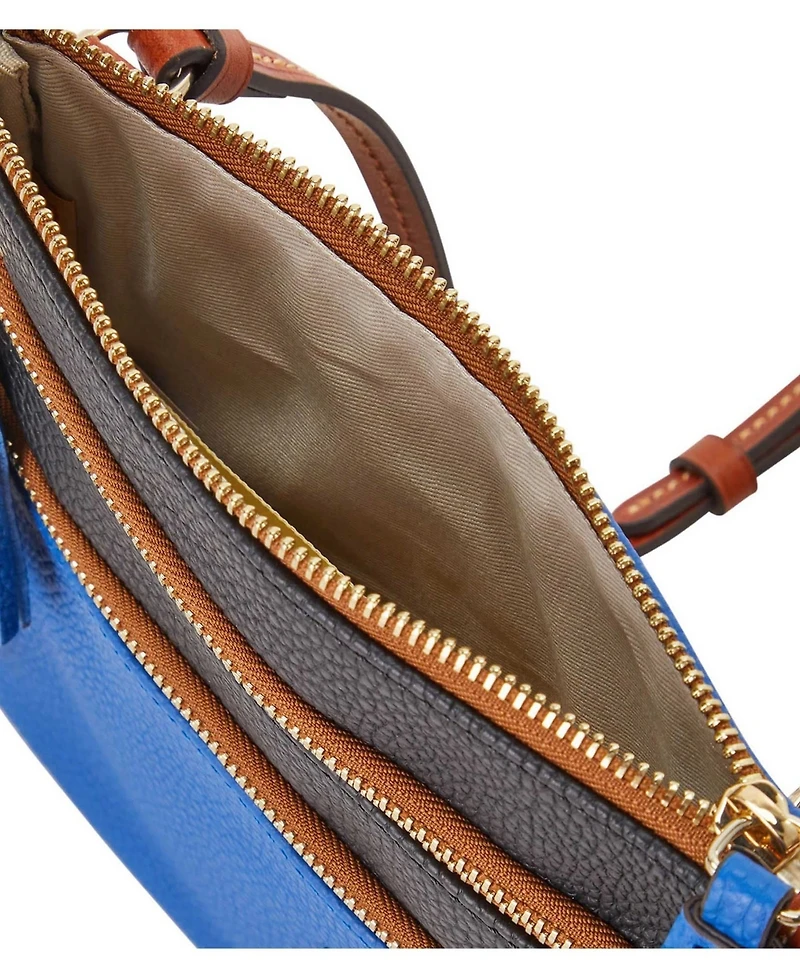 Dooney & Bourke New York Mets Infield Triple Zip Crossbody Purse