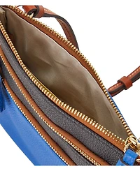 Dooney & Bourke New York Mets Infield Triple Zip Crossbody Purse