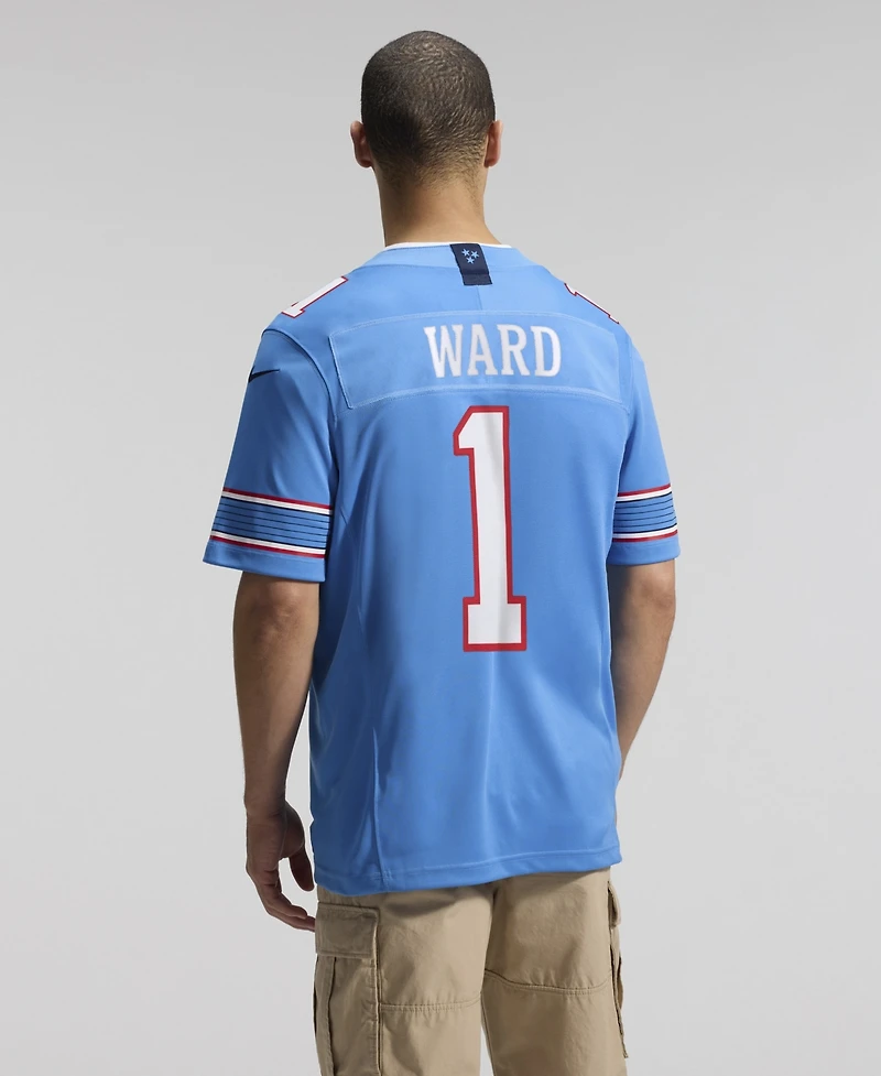 Nike Men's Cameron Ward Light Blue Tennessee Titans Vapor F.u.s.e. Stitched Limited Jersey