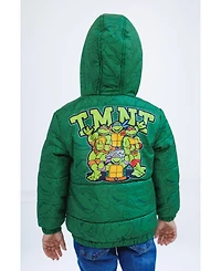 Teenage Mutant Ninja Turtles Boys' ( 5-6 10-12 ) Hooded Puffer Jacket