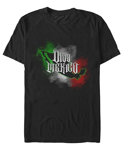 Fifth Sun Men's Viva Mexico Smoke Graphic T-Shirt