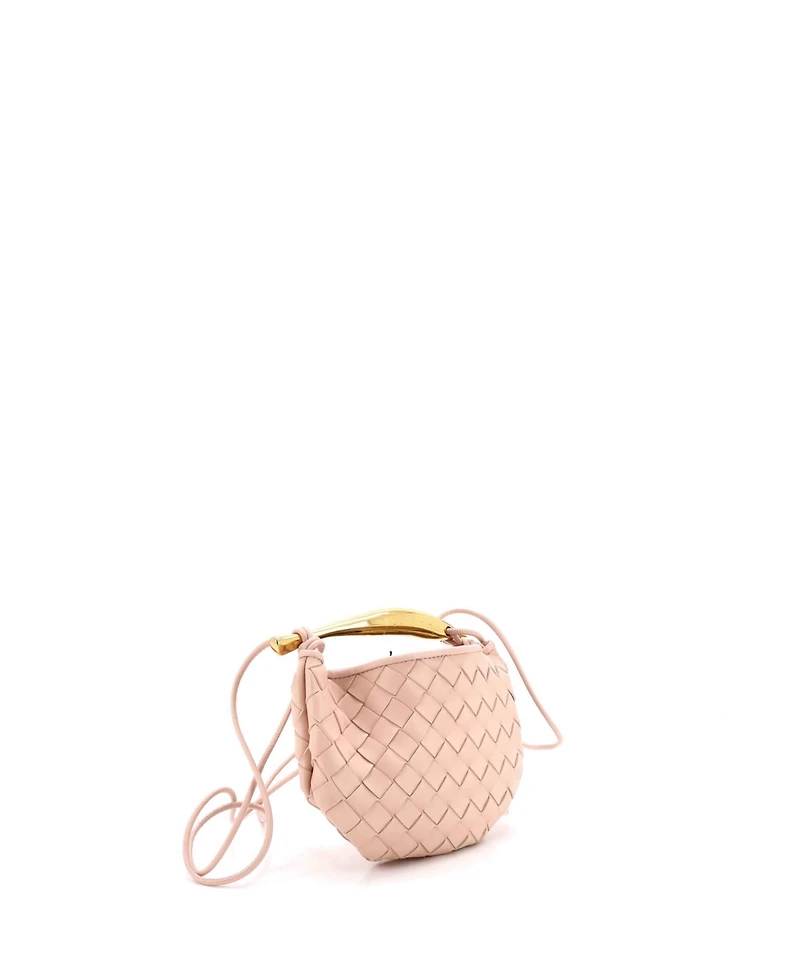 Pre-Owned Bottega Veneta Mini Sardine Top Handle Bag Intrecciato Nappa