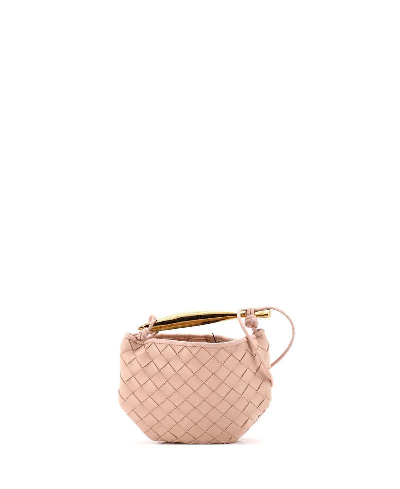 Pre-Owned Bottega Veneta Mini Sardine Top Handle Bag Intrecciato Nappa