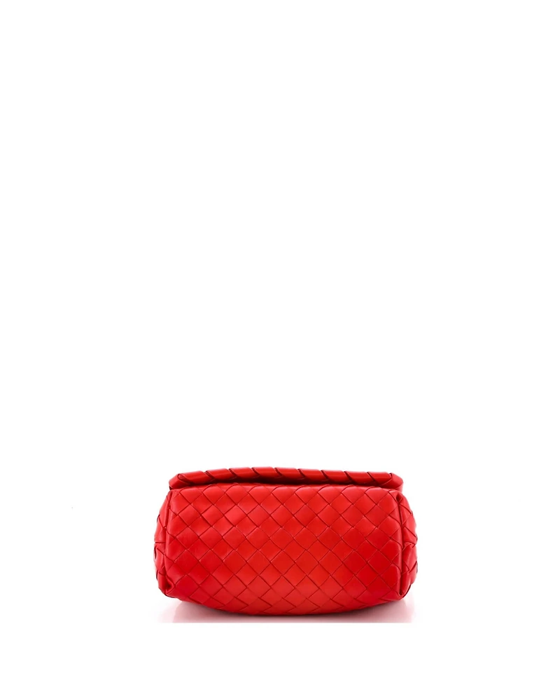 Pre-Owned Bottega Veneta Small Convertible Flap Shoulder Bag Intrecciato Nappa