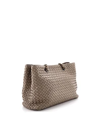 Pre-Owned Bottega Veneta Medium Double Chain Tote Intrecciato Nappa