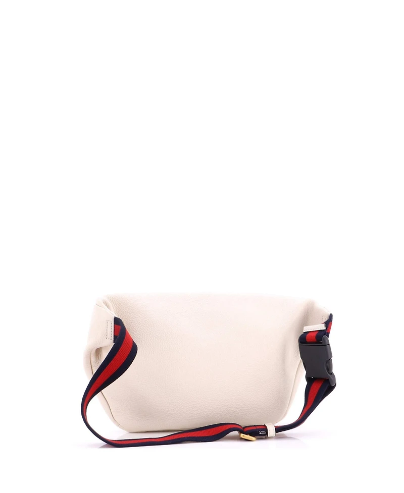 Pre-Owned Gucci Medium Logo Belt Bag Printed Leather