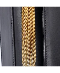 Pre-Owned Saint Laurent Medium Classic Monogram Tassel Crossbody Bag Leather
