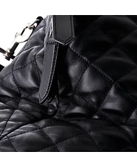 Pre-Owned Saint Laurent Es Giant Travel Bag Quilted Leather