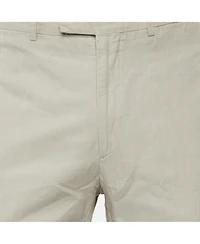 Pre-Owned Hermes Men's Linen and Cotton Drop 8 Regular Fit Trousers