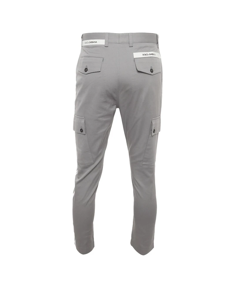 Pre-Owned Dolce & Gabbana Men's Gabardine Cargo Trousers