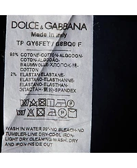 Pre-Owned Dolce & Gabbana Men's Striped Pattern Cotton Pants