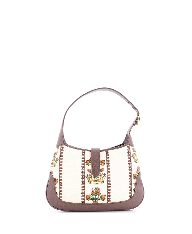 Pre-Owned Gucci Small 100 Jackie 1961 Hobo Limited Edition Canvas