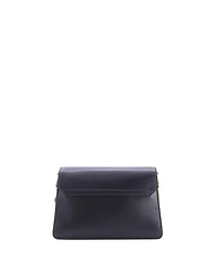 Pre-Owned Givenchy Small GV3 Flap Bag Leather with Suede