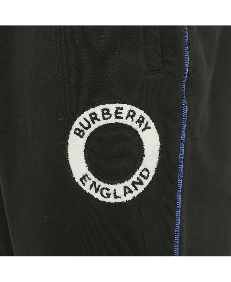 Pre-Owned Burberry Men's Logo Terry Applique Cotton Joggers