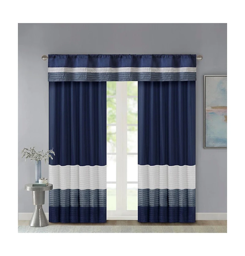 Avobird Pintuck Curtain Panel(Only 1 Piece Panel)