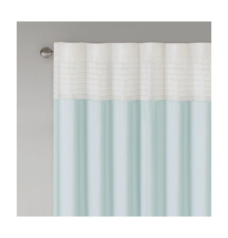Avobird Polyoni Pintuck Curtain Panel Only 1 Pc Panel