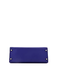 Pre-Owned HERMES Kelly 28 Handbag Bicolor Epsom with Brushed Gold Hardware