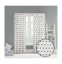 Avobird Pom Pom Emb hed Curtain Panel