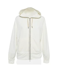 Pre-Owned Brunello Cucinelli Women's Jersey Monoli Hooded Sweatshirt