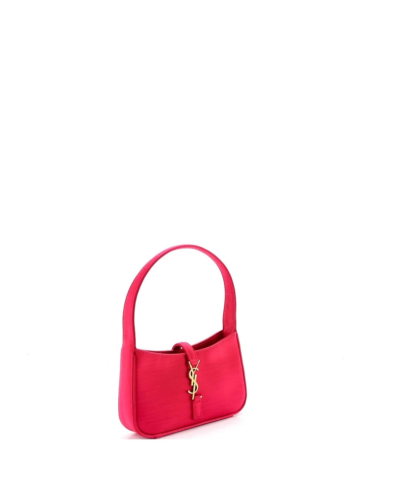 Pre-Owned Saint Laurent Mini Le 5 a 7 Hobo Satin