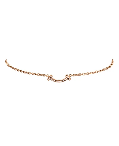 Pre-Owned Tiffany & Co T Smile Chain Bracelet