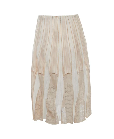 Pre-Owned Missoni Women's Stretch Knit Flared Midi Skirt