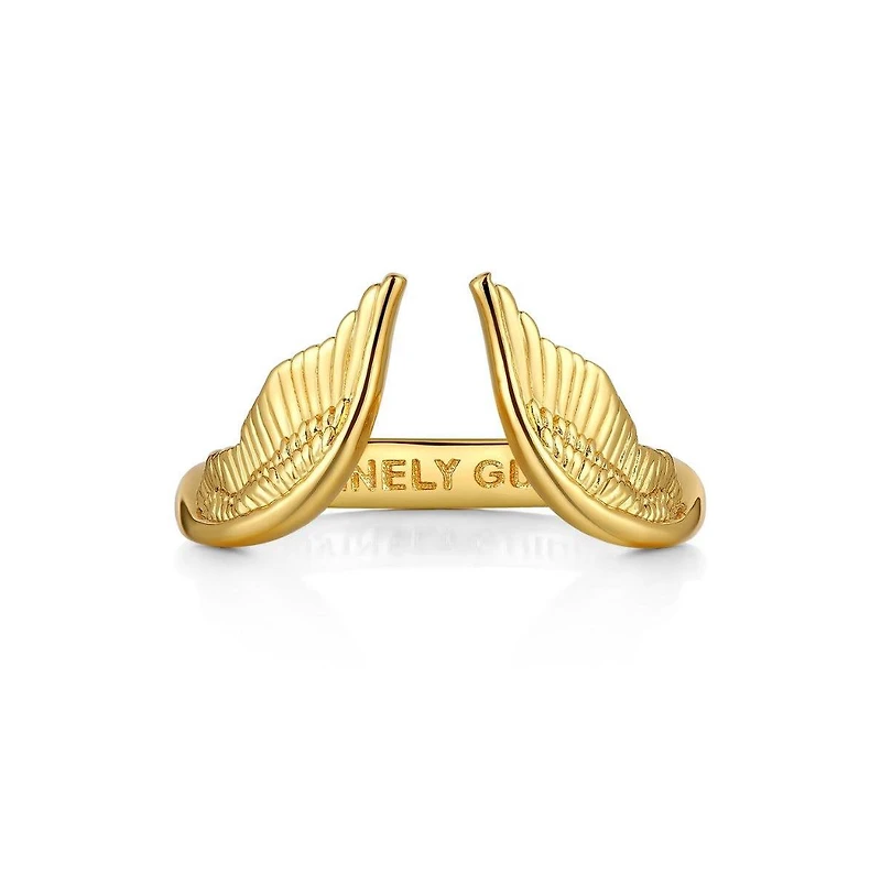 Mantra Angel Wings Divine Guidance Ring