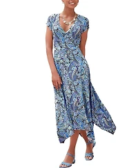 Lascana Women's Handkerchief Hem Dress