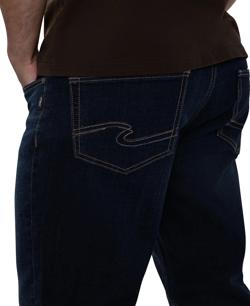 Silver Jeans Co. Men's Eddie Slim Straight-Leg