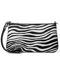 Michael Michael Kors Silver-Tone Hardware Convertible Wristlet
