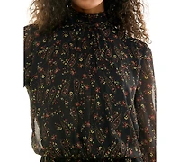 Seni & Cade Juniors' Mock Neck Mini Dress