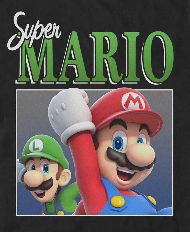 Fifth Sun Men's Nintendo Mario Fist Up T-Shirt