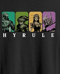 Fifth Sun Men's Nintendo Char Panels T-Shirt