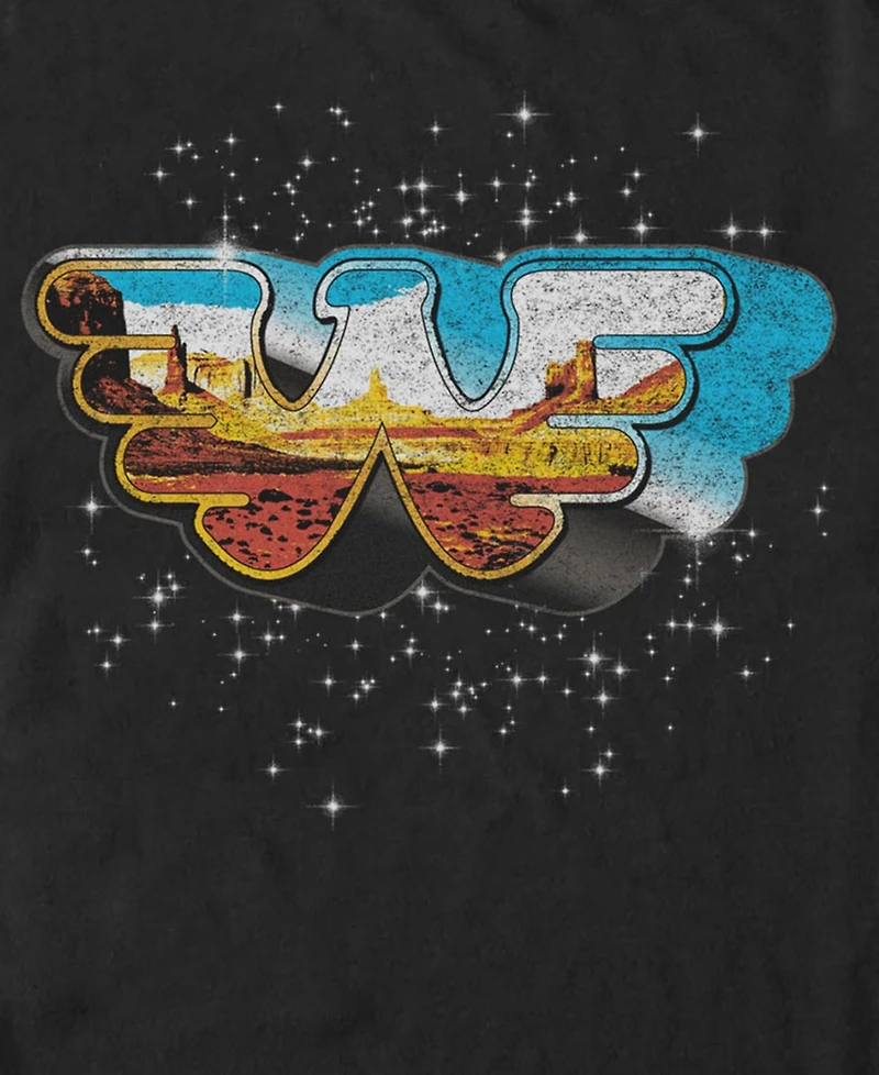 Fifth Sun Men's Waylon Jennings Desert And Stars T-Shirt
