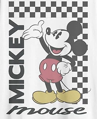 Fifth Sun Men's Mickey Classic Mickey Checkered T-Shirt