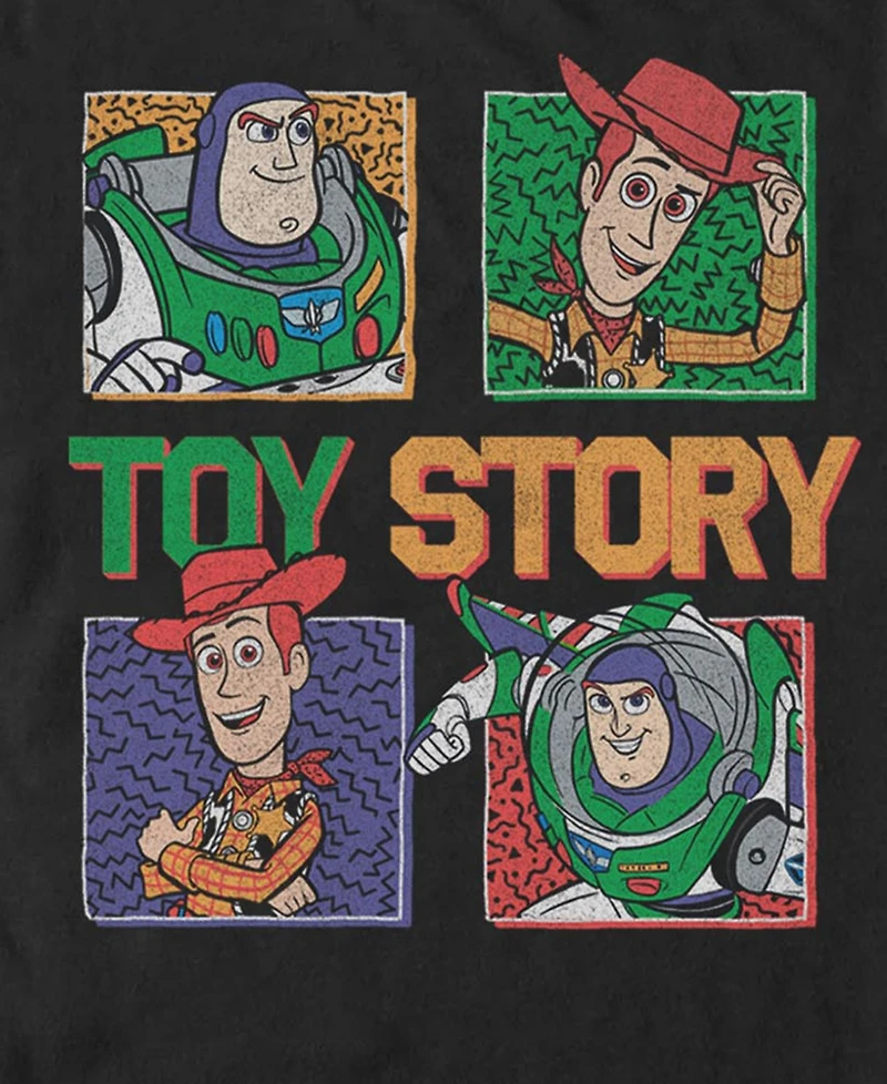 Fifth Sun Men's Toy Story Ninties Foursquare T-Shirt