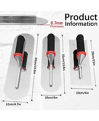 Xdovet Concrete Tools Set Finishing Trowel Pool Trowels Plastering Masonry Kit