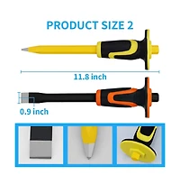 Xdovet Masonry Chisel Set 3pieces Heavy Duty Concrete Stone Demolition