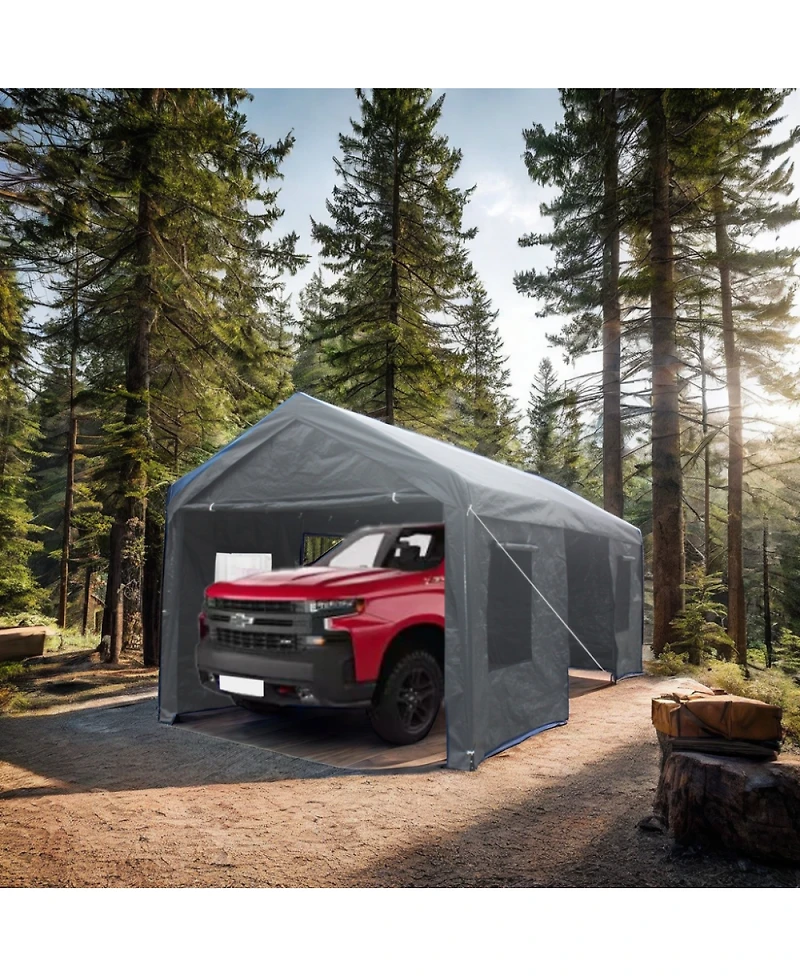 Streamdale Furniture 12x20feet Heavy Duty Portable Garage and Outdoor Party Tent Canopy