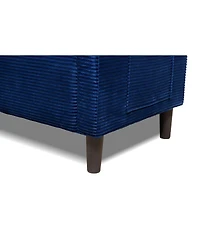 Streamdale Furniture 48" Soft Corduroy Loveseat with Side Storage Pocket and Solid Wood Frame