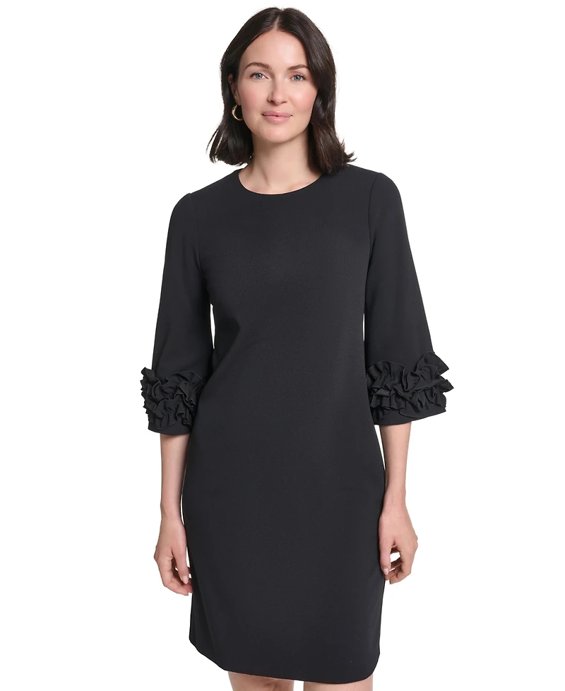 Jessica Howard Women's Crew Neck Shift Dress