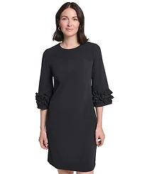 Jessica Howard Women's Crew Neck Shift Dress
